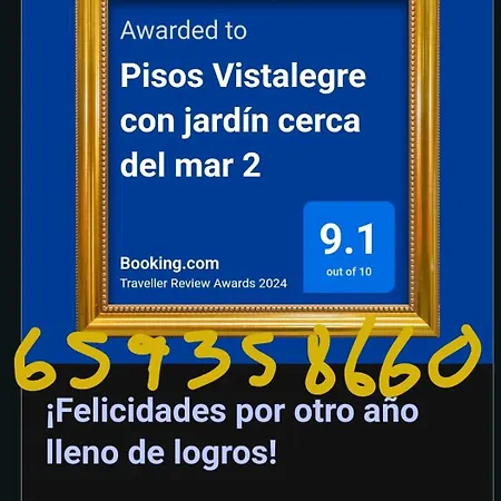 Pisos Vistalegre 2b Con Jardin Cerca Del Mar 公寓